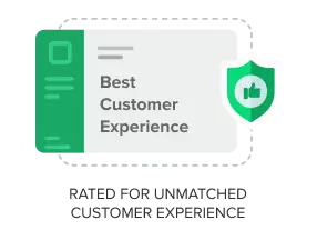 Techved Best Customer Experience Badge