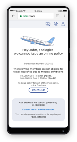 mobile app